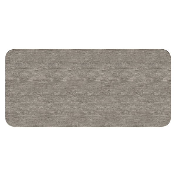 Bernhardt Bernhardt Monolith Desk With Wirebrushed Oak Puma Finish, 3 Drawers, Rustic-Modern Sculptural Design 343510