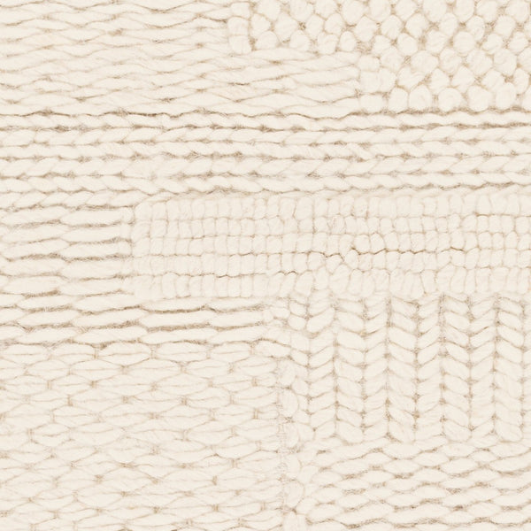Livabliss Cocoon Ccn-1000 Handwoven Wool Accent Rug Artisan Crafted for Entryways and Bedrooms Cream 8' x 10' CCN1000-810
