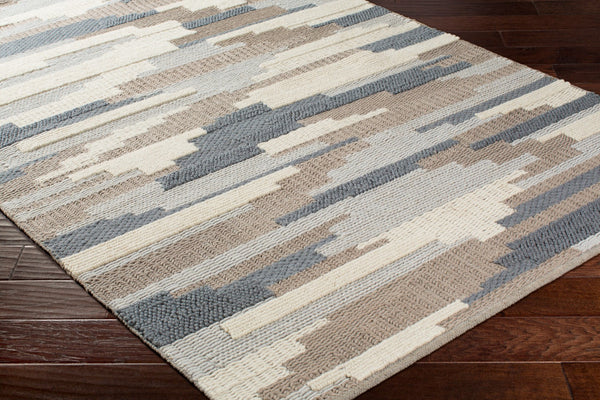 Surya Cocoon 2' X 3' Handwoven Wool Rug - Modern Style, Cozy Comfort, Durable Design For Any Room Denim Wool Ccn1003-23