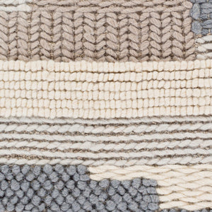 Surya Cocoon 2' X 3' Handwoven Wool Rug - Modern Style, Cozy Comfort, Durable Design For Any Room Denim Wool Ccn1003-23