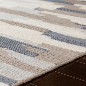 Surya Cocoon 2' X 3' Handwoven Wool Rug - Modern Style, Cozy Comfort, Durable Design For Any Room Denim Wool Ccn1003-23