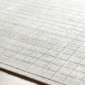 Carre CCR-2300 8' x 10' Handmade Rug CCR2300-810  Light Beige, Cream Surya