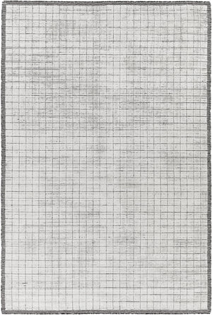 Carre CCR-2301 6' x 9' Handmade Rug CCR2301-69  Black, Light Gray Surya