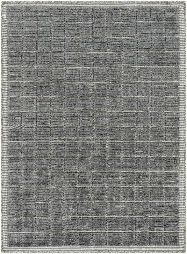 Carre CCR-2302 4' x 6' Handmade Rug CCR2302-46  Charcoal Surya