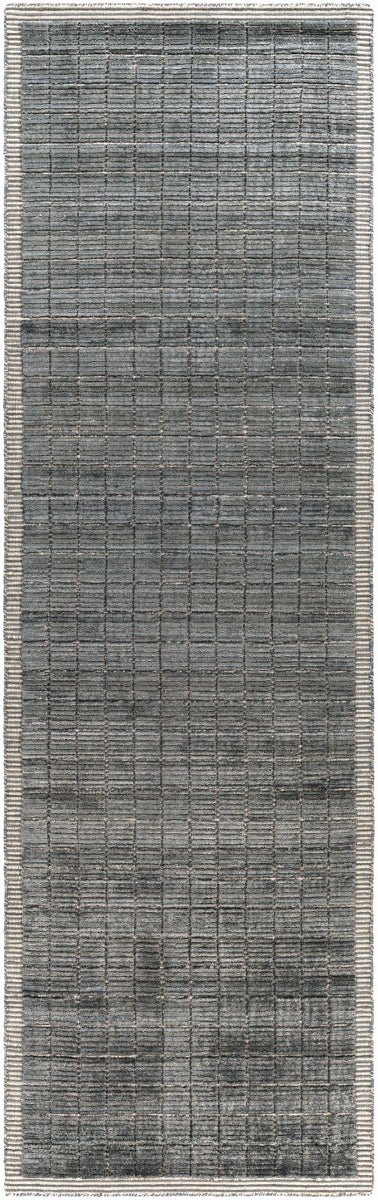 Carre CCR-2302 2'6" x 8' Runner Handmade Rug CCR2302-268  Charcoal Surya