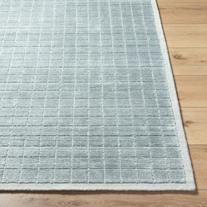 Carre CCR-2303 8' x 10' Handmade Rug CCR2303-810  Denim, Light Beige Surya