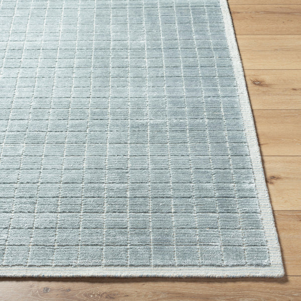 Carre CCR-2303 8' x 10' Handmade Rug CCR2303-810  Denim, Light Beige Surya