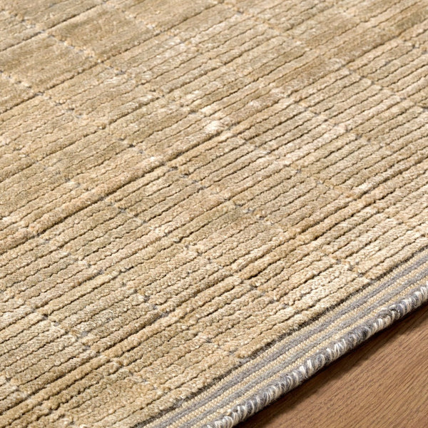 Surya Carre Hand-loomed Viscose Wool Area Rug Minimalist Indian Craft for Living Spaces 12' x 15' Rectangle CCR2304-1215