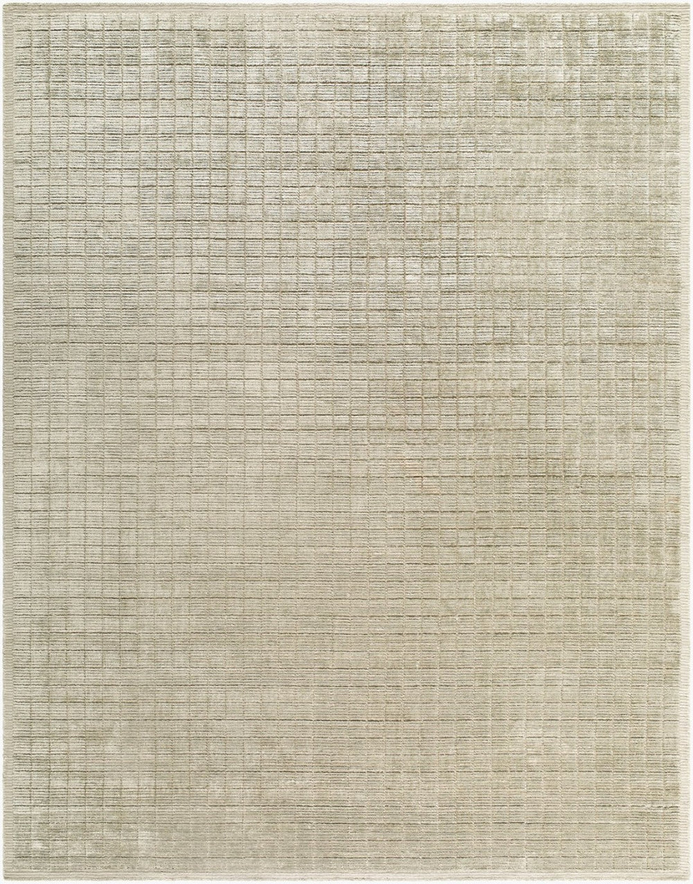 Surya Carre Hand-loomed Viscose Wool Area Rug for Modern Living and Dining Spaces 8'10" x 12' Rectangle CCR2305-81012
