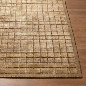 Surya Carre Hand Loomed Wool Viscose Area Rug Artisan Crafted for Living and Dining Rooms 6' x 9' Rectangle CCR2306-69