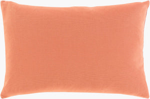 Surya Cactus Silk Lumbar Pillow 13"L X 20"W With Nature-inspired Embroidery For Cozy Home Decor Red Cotton,Cotton Ccs005-1320