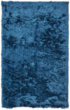 Feizy Rugs Indochine Plush Hand-tufted Polyester Shag Rug - Luxurious High Pile For Contemporary Spaces Blue Polyester 4944550fpck000c50