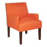 OSP Home Furnishings Main Street Guest Chair Tangerine