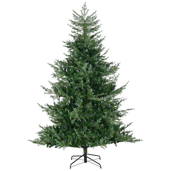 English Elm Homcom 7.5Ft Realistic Artificial Christmas Tree With 1288 Branches, Auto-Open, Easy Setup & Safe Design W2225P229601