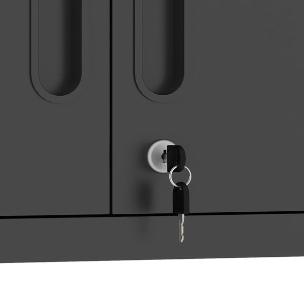 English Elm Heavy Duty Wall Mounted Steel Cabinet Locking Lift Door Garage Workshop Storage T2398P236613