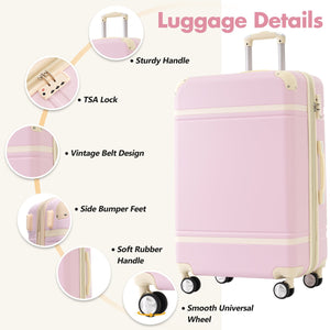 English Elm Hardshell Abs Suitcase Set with Spinner Wheels Tsa Lock Duffel and Toiletry Bag N732P193484U