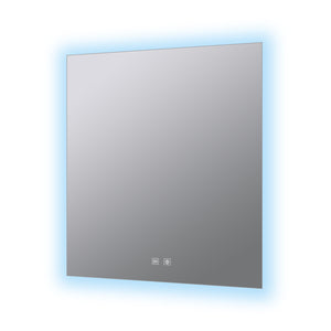 English Elm Vellum Led Backlit Frameless Bathroom Vanity Mirror with Defogger and Touch Controls B2731P478337