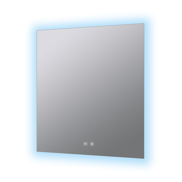 English Elm Vellum Led Backlit Frameless Bathroom Vanity Mirror with Defogger and Touch Controls B2731P478337