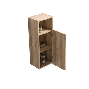 English Elm Cc1014s112310 Floating Wall Cabinet Slim Wood Grain Push Open Bathroom Storage W1865P444263
