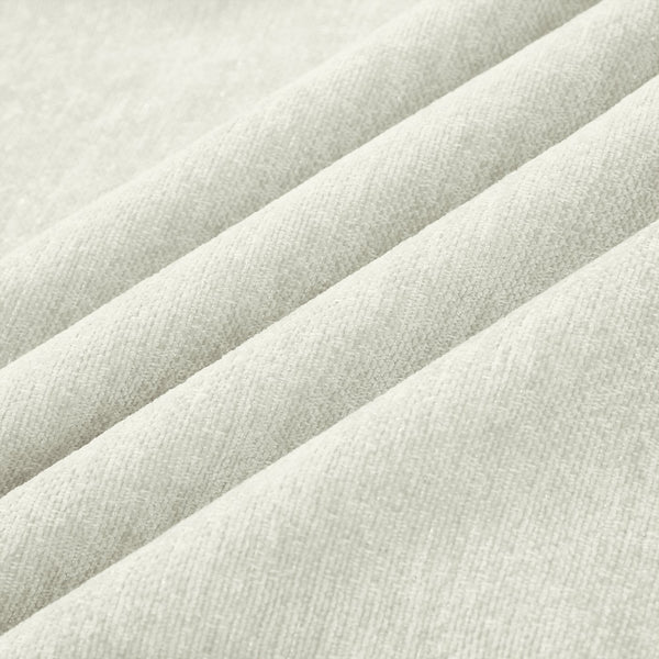 English Elm Elegant Mid Century Large 3-Seater Chenille Sofa With Flared Arms, Ruffled Skirts & Modular Style W3041S00233