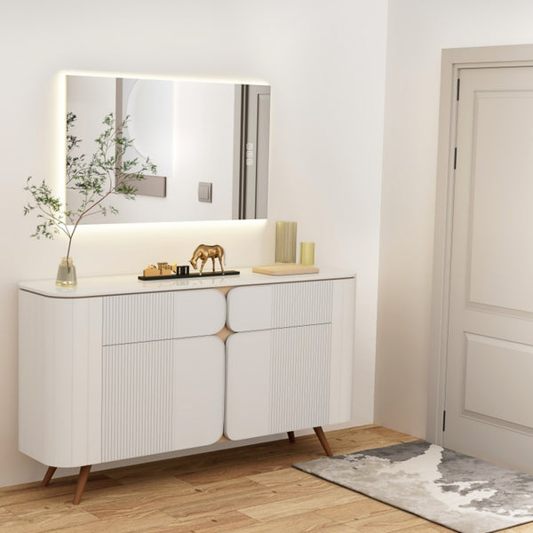 English Elm 32" LED Bathroom Mirror with Quick 5-Min Defog, 3-Color Stepless Dimming, CRI90+, Memory Function T3177P284020