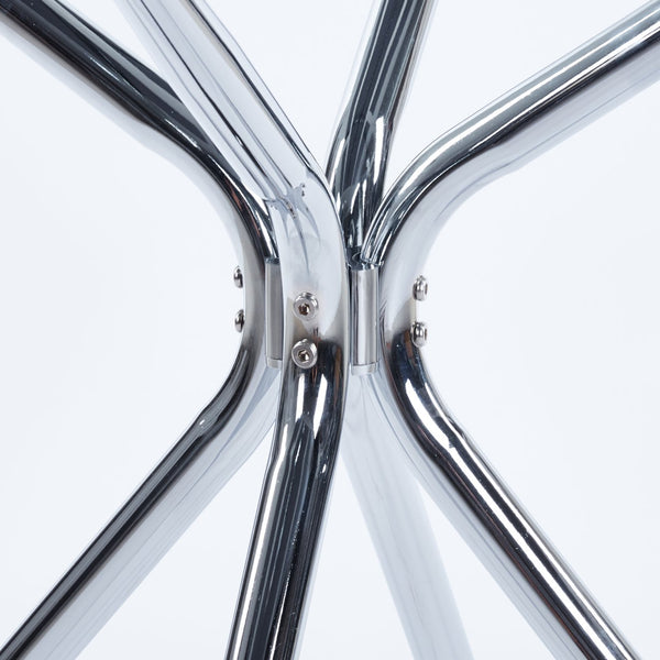 English Elm 1+4,5Pieces Mid-Century Modern Dining Set For 4-6, Glass Top Table With Metal Legs, Versatile Design W234S00128