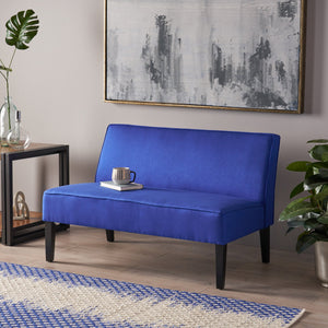 English Elm 50'' Linen Upholstered Loveseat Solid Wood Frame Modern Seating for Small Spaces N771P376540U