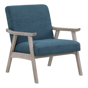 OSP Home Furnishings Weldon Armchair Azure