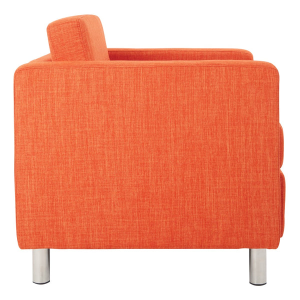 OSP Home Furnishings Pacific Armchair Tangerine