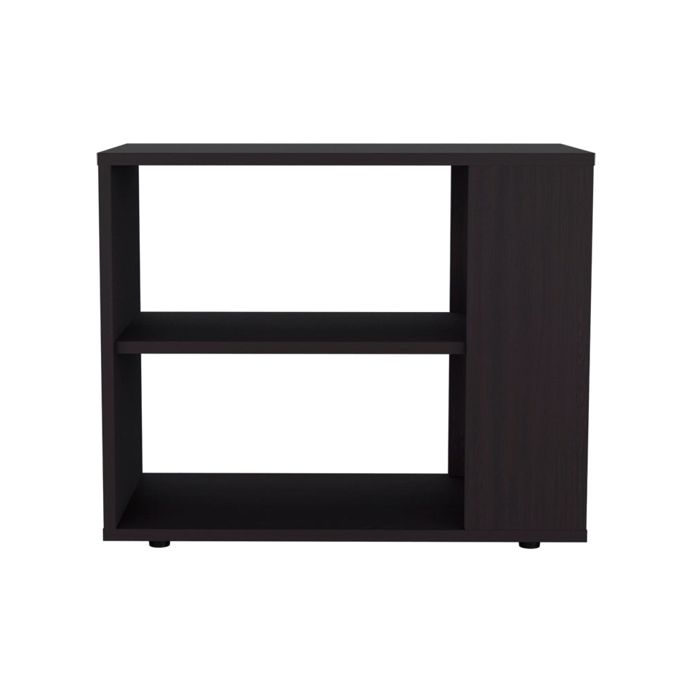 English Elm Zenda Black Sideboard with Wheels – Engineered Wood Storage Cabinet, Modern Durable Multi-Compartment Organizer B092P286123