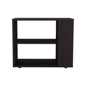 English Elm Zenda Black Sideboard with Wheels – Engineered Wood Storage Cabinet, Modern Durable Multi-Compartment Organizer B092P286123