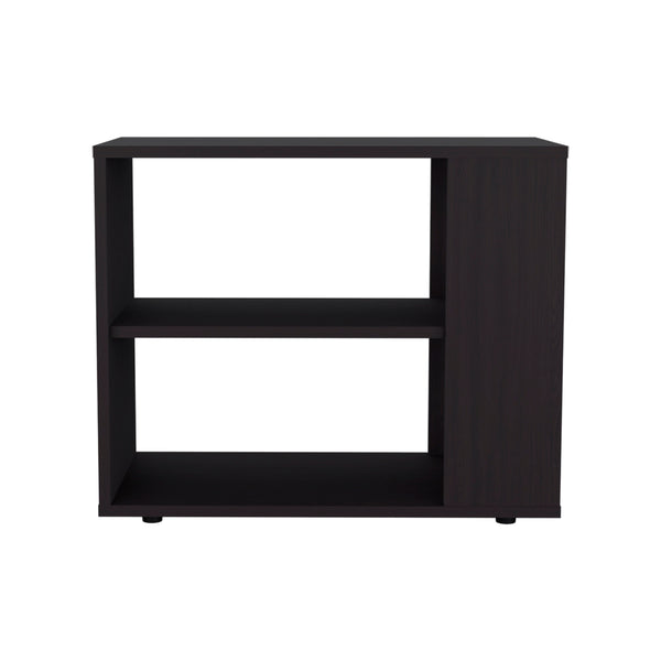 English Elm Zenda Black Sideboard with Wheels – Engineered Wood Storage Cabinet, Modern Durable Multi-Compartment Organizer B092P286123