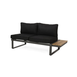 English Elm Christopher Knight Home® - Sterling Right Arm Sofa Seater – Modern Lightweight Aluminum Frame, Water-Resistant Cushions & Style 68036.00FGRY