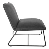 OSP Home Furnishings Brocton Chair Charcoal