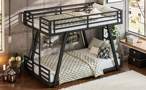 English Elm Double Twin House Bed Pine Wood Frame Kids Playhouse Bunk with Storage Drawers W5305S00062