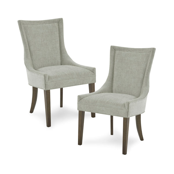 JLA Home Madison Park Signature - Ultra Upholstered Dining Side Chairs Set of 2 — Plush Chenille Armless Seats, Solid Wood Legs, Tailored Trim MPS108-0296