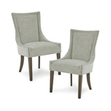 Madison Park Signature Ultra Traditional Dining Side Chair (set of 2) MPS108-0296 Light Green Multi