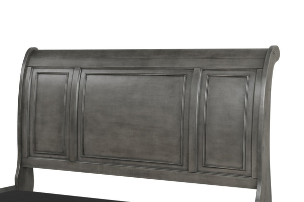 English Elm Meade King Bed With Smart Storage Solutions, Elegant Gray Finish, And Robust Design For Modern Bedrooms B078S00574