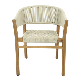 English Elm Modern Chenille Accent Chair with Ottoman Plush Wide Seat Curved Arms for Bedroom Teak+ Beige N719P428476A