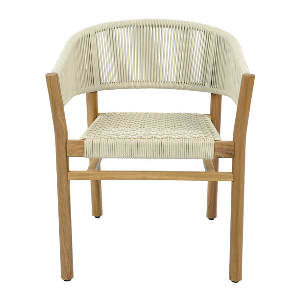 English Elm Modern Chenille Accent Chair with Ottoman Plush Wide Seat Curved Arms for Bedroom Teak+ Beige N719P428476A