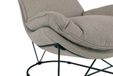 OSP Home Furnishings Ryedale Lounge Chair Grey