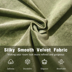 English Elm Christopher Knight Home® - King Size Velvet Bed Frame - Luxurious Olive Green Upholstered Platform Bed With Curved Headboard N757P235227A