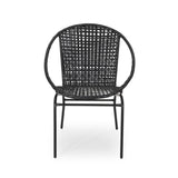 Christopher Knight Home® - Noble House - Java Outdoor Modern Faux Rattan Club Chair - Set Of 2