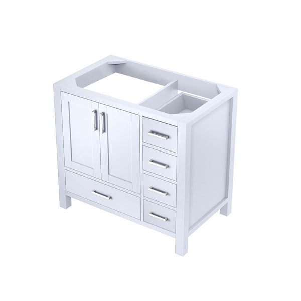 English Elm White Bath Vanity 36" W X 22" D, Elegant Solid Wood Design With Soft-Close Drawers & Quick Install B2731P258804-GIGA