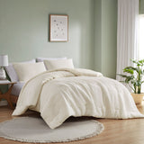 Wyatt Casual 3 Piece Knitted Jersey Comforter Set