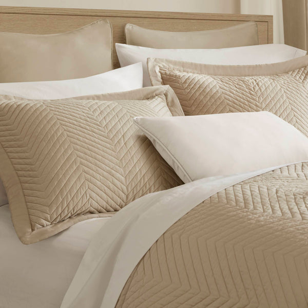 English Elm King Cotton Sateen Quilt Set Smooth Breathable Bedroom Layering Coverlet 3 Piece Linen B035P496599