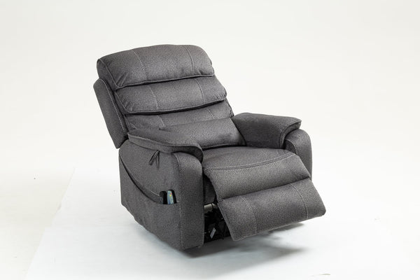 English Elm Lounge Electric Lift Chair With 180° Recline, Massage, Heating, Storage & Wireless Charging Options W547S00058
