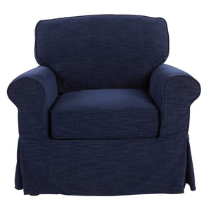 OSP Home Furnishings Ashton Chair Navy