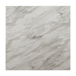 English Elm 5Pc Counter Height Dining Set - Glamorous Faux Marble Table & Blue Velvet Tufted Chairs For Modern Spaces B011P243219