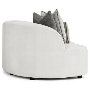 Bernhardt Bernhardt Elle 3-Piece Fabric Sectional — Sculptural Kidney Sofa, Cloud-Like Plush Seating, Customizable Finish - Made to Order K1965